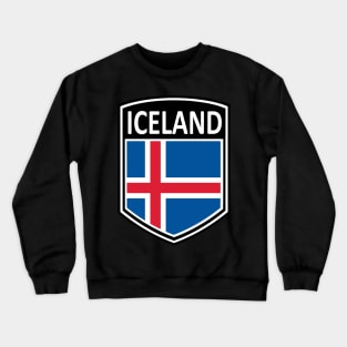 Flag Shield - Iceland Crewneck Sweatshirt